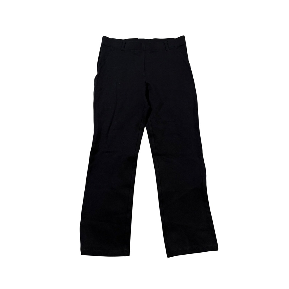 Quince Straight Leg Ponte Pants S Black Workwear Trouser Office Academia Basic
